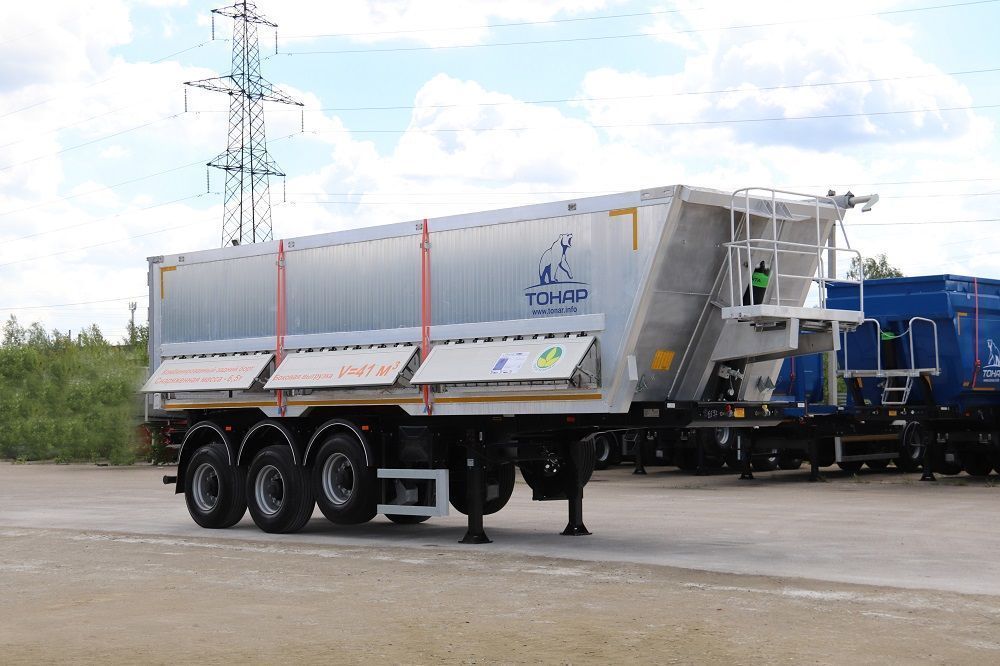 Полуприцеп-зерновоз Тонар-9594 с задней и боковой разгрузкой | GoodTruck